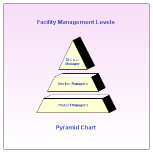 Pyramid Chart for Management Levels
