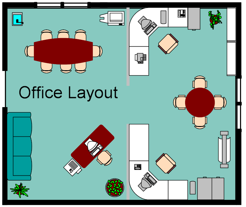 Office Layout Drawing